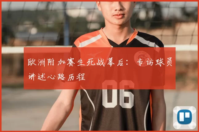 欧洲附加赛生死战幕后:专访球员讲述心路历程